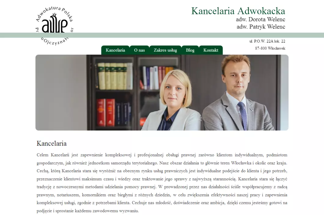 Kancelaria Adwokacka Adwokat Welenc - podgląd
