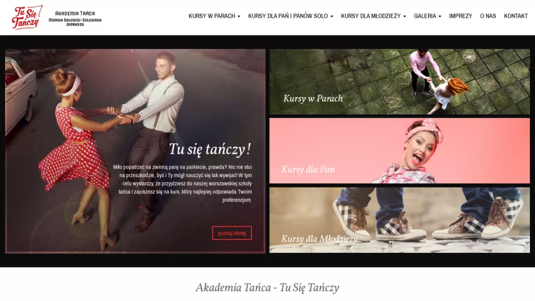 Szkoła tańca Warszawa - akademia tańca | Tu Się Tańczy - podgląd