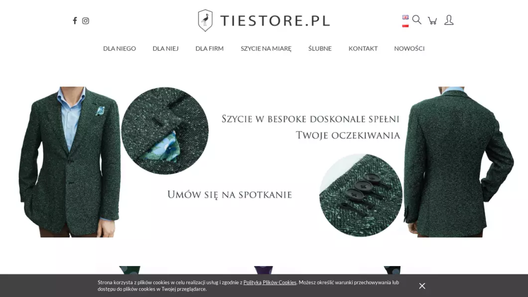 Krawaty męskie na zamówienie Warszawa | Sklep internetowy Tiestore.pl - podgląd
