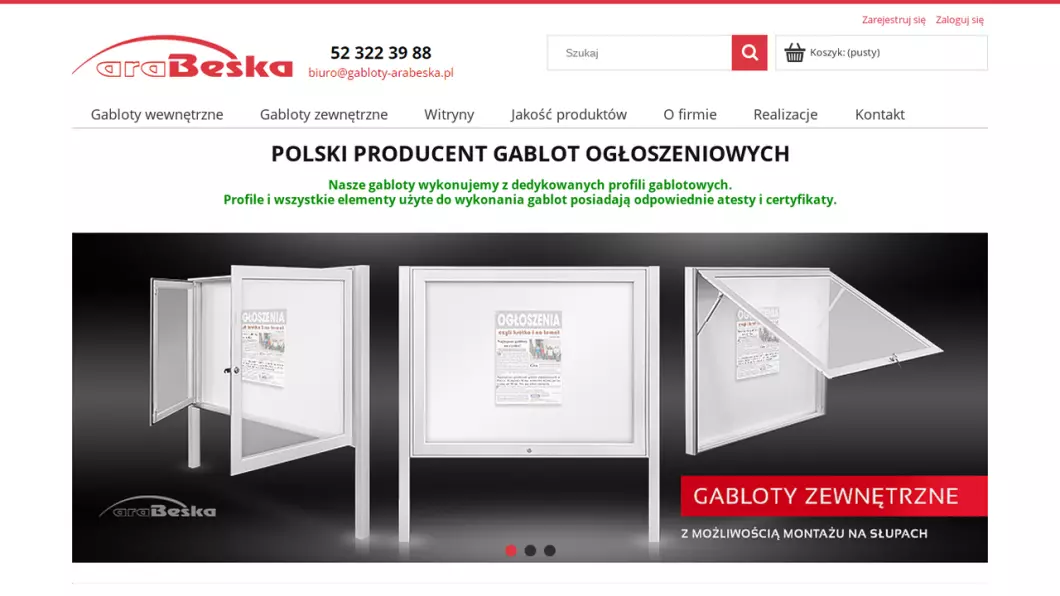 Producent gablot Arabeska - podgląd