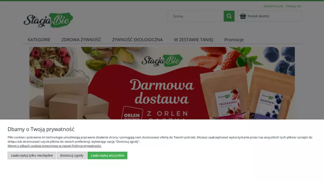 Sklep ze zdrową żywnością - Stacja Bio - podgląd