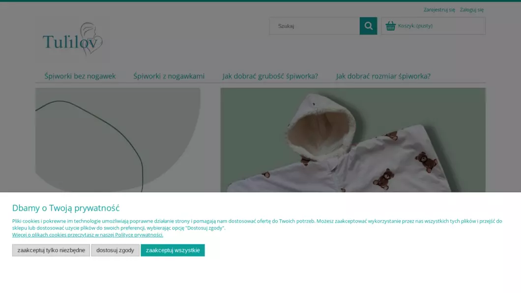 Śpiworki dla dzieci | Sklep internetowy Tulilov - podgląd